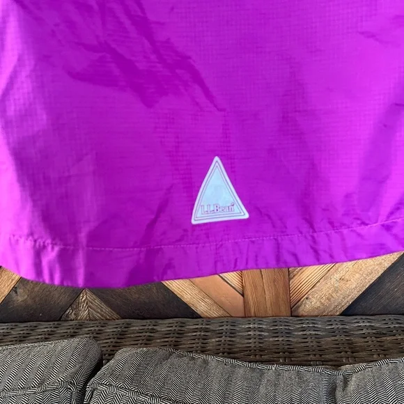 L.L. Bean Girls Large 14-16 Purple Rain Jacket - Picture 5 of 11